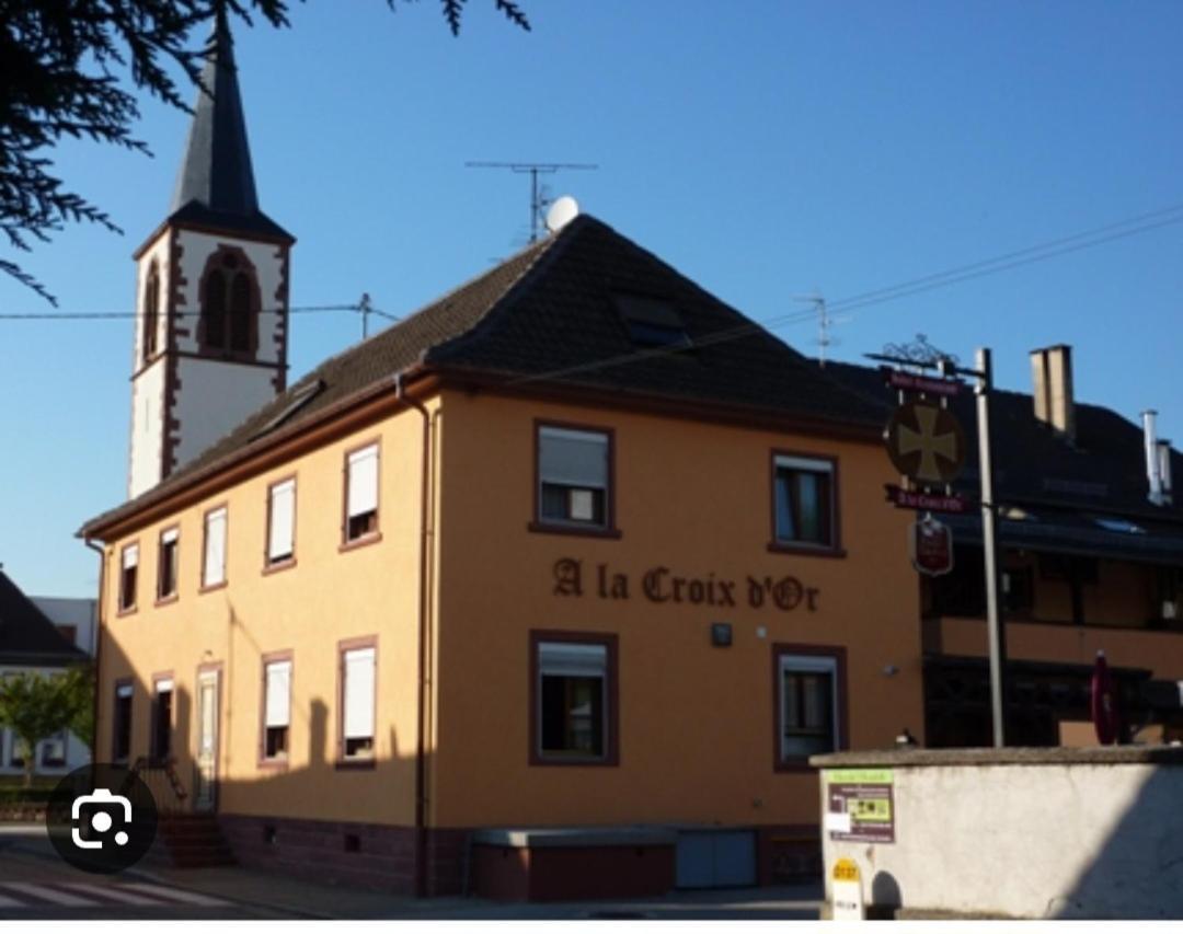 Hotel A La Croix D'Or Sessenheim Buitenkant foto